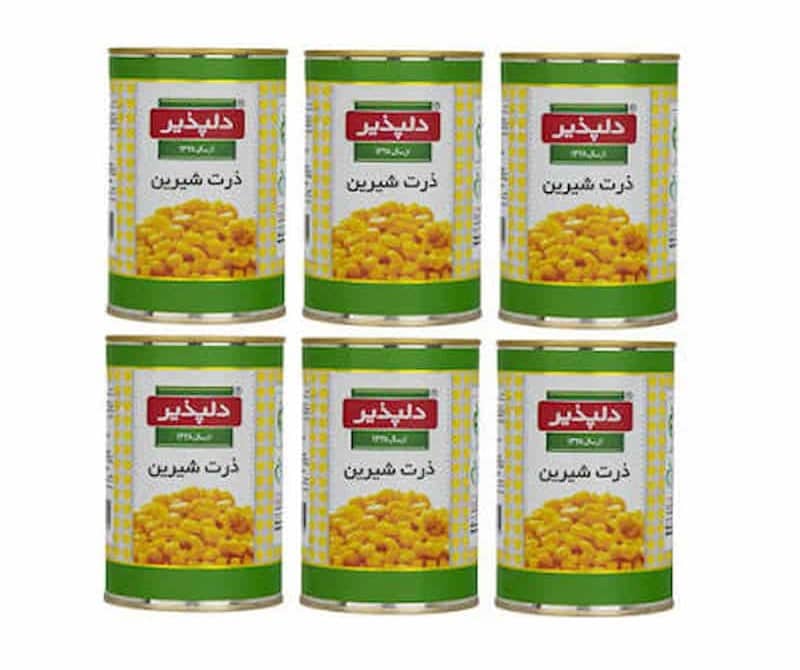 کنسرو ذرت دلپذیر برای تهیه غذاهای متنوع و روزمره